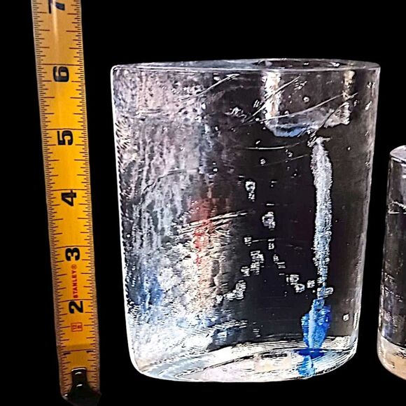 Kosta Boda Glass Candle Holders Votives Kjell Engman Sweethearts Tealight MCM - Picture 3 of 16